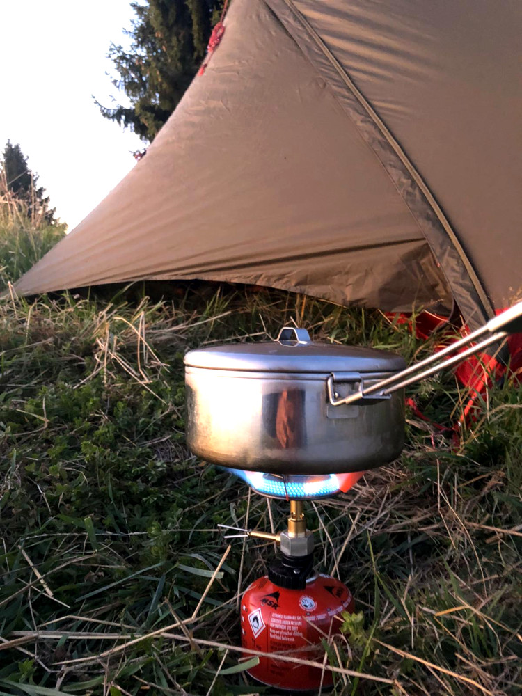 Réchaud popote tente